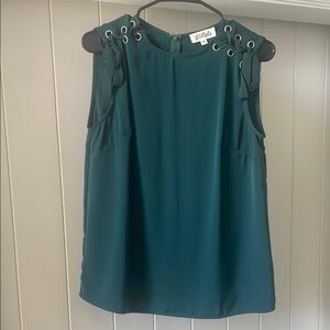 Green Sleeveless Top